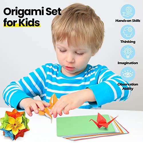 Lincia Origami Paper Kit 20 Colors 6 x 6 Inch for Adults Kids, 840 Sheets - Image 3