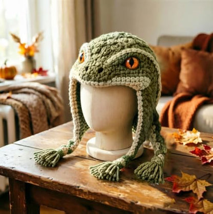 smtsmt Fantasy Hood Hat DIY Crochet Kit Series (Green) - Image 3
