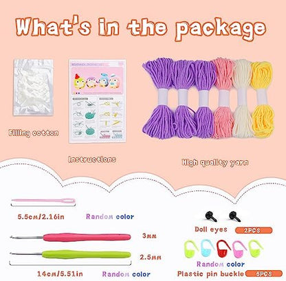IMZAY Crochet Kit for Beginners, Beginner Animal Kit Crochet Starter Kit - Image 2