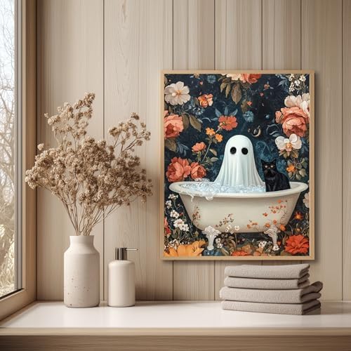 Reivworl Ghost Paint by Numbers Kit for Adults Beginner 16×20 inch - Image 2