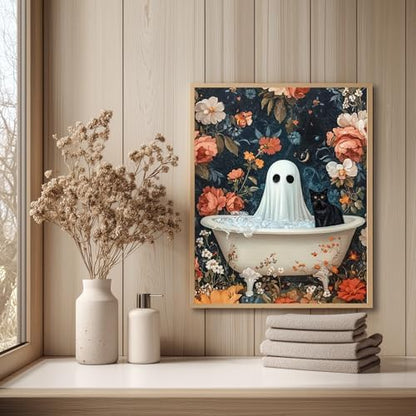 Reivworl Ghost Paint by Numbers Kit for Adults Beginner 16×20 inch - Image 2