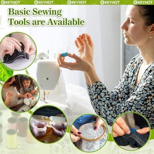 KEYHOT Sewing Kit for Adults, Needle and Thread Kit, Travel Size 74 Pcs - Image 3