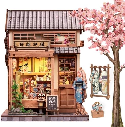 Cutefun Book Nook Kit - DIY Miniature Dollhouse Kit for Adults, Teens by Cutefun