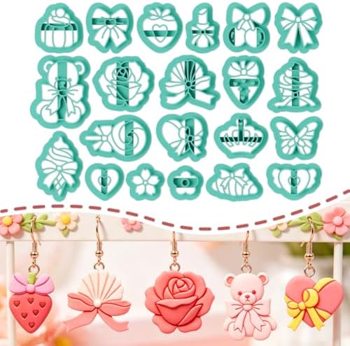 ORIGACH 21 Pcs Feminine Elements Polymer Clay Cutters Set by ORIGACH