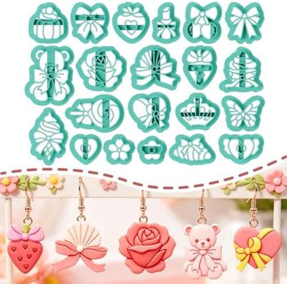ORIGACH 21 Pcs Feminine Elements Polymer Clay Cutters Set by ORIGACH