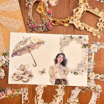 60 Vintage Craft Paper Frames for Scrapbook - Image 6