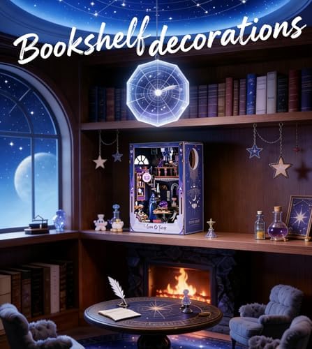 Spilay Book Nook Kit for Adults, FloralReverie Miniature House Building Kit - Image 6