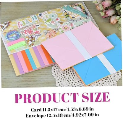 Card Making Kit Colorful Hand-Made Greeting Card Making Kit DIY Card Making Kits for Adults and Kids, Card Making Supplies for Birthday Invitation, Holiday, Baby Shower. - Image 3
