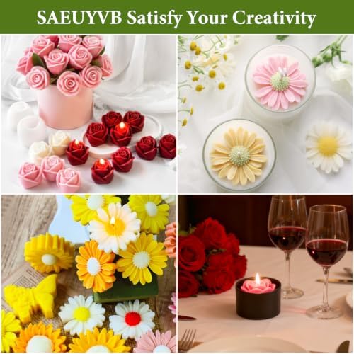 SAEUYVB Candle Making Kit,DIY Soy Candle Making Supplies/Kit for Adults - Image 6