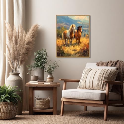 Reivworl Horse Paint by Numbers Kit for Adults Beginner 16×20 inch - Image 2