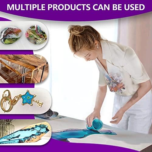 1 Gallon Epoxy Resin Kit, Crystal Clear, Self-Leveling, 1:1 Mix - Image 5