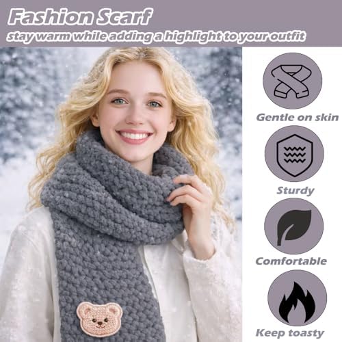 Novelchet Knitting Loom Kit for Scarf, Easy Knitting Set with Instructions - Image 3
