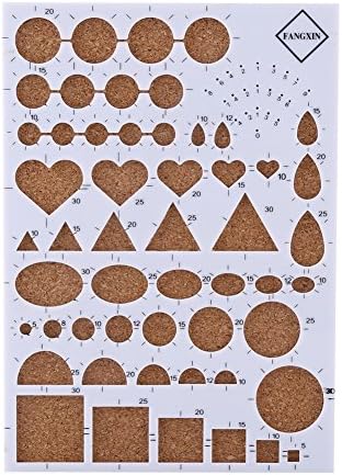 SUNGOOYUE Paper Quilling Tool Kit Plastic Wood Metal Slotted Quilling Pen with Template Board 40 Pins Tweezer for DIY Paper Craft Scrapbook Card Making Adults Beginners (White) - Image 2