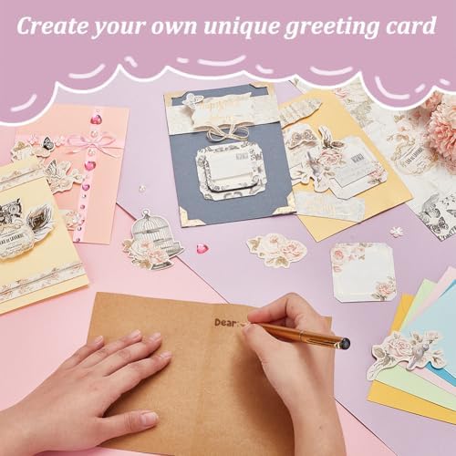 AHANDMAKER DIY Envelope & Card Making Kits for Adults, Handmade Greeting Card Sets Make Your Own Card Crafts for Teacher Appreciation Festival Mother's Day Christmas Birthday Classroom Exchange Gift - Image 3