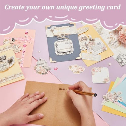 AHANDMAKER DIY Envelope & Card Making Kits for Adults, Handmade Greeting Card Sets Make Your Own Card Crafts for Teacher Appreciation Festival Mother's Day Christmas Birthday Classroom Exchange Gift - Image 3