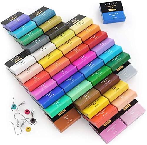 Arteza Polymer Clay Kit 42 with Pottery Tools & Clay Sculpting Tools Set of 22, Art Supplies for Artist, Hobby Painters & Beginners - Image 4