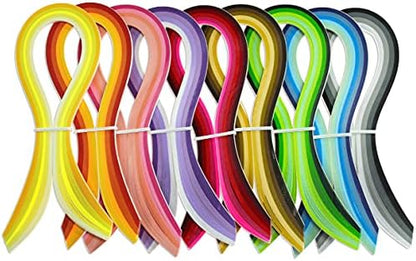 Zorfeter Multi-Color Quilling Paper Strips Kits, 3mm Width, 15" Length - Image 7