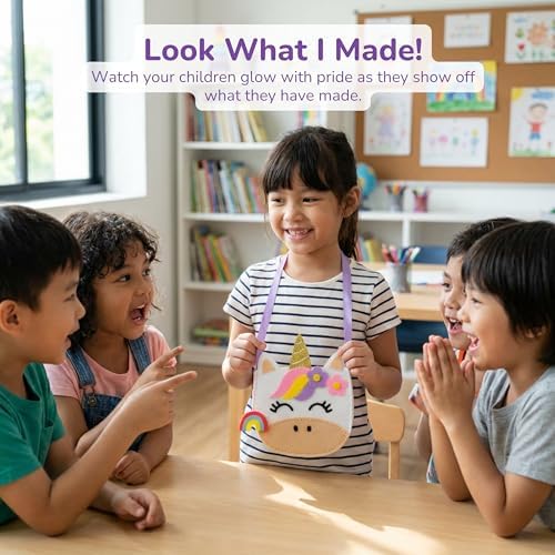 Craftorama Sewing Kit for Kids, Fun and Educational Accessories Craft Set for Girls Age 7-12, Sew Your Own Felt Accessories Craft Kit for Beginners - Image 5