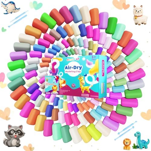 Aestd-ST Air Dry Clay 160 Colors, Modeling Clay for Kids, DIY Magic Clay - Image 2