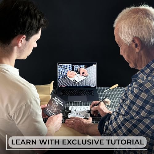 Sharky DIY Beaver Wood Carving Kit with V-Chisel & Video Guide - Image 4