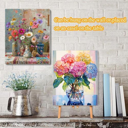 VIGEGU 4 Pack Paint by Numbers Kit for Adults with Frame - Image 2