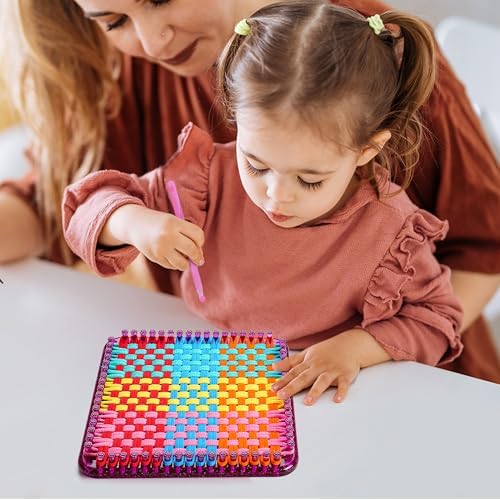 REENLIV Upgraded Weaving Loom Kit Toys for Kids & Adults, DIY Arts & Crafts - Image 4