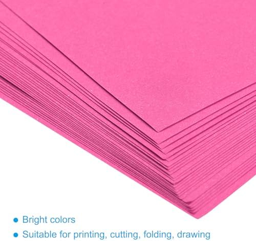 MECCANIXITY 25 Sheets Origami Paper Double Sided Fluorescent Pink 6x6 Inch Square Sheet for Art Craft Project, Beginners, Gifts Decor - Image 4