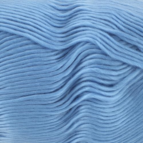Loops & Threads Facets Yarn - Yarn for Knitting, Crochet, Weaving, and Arts & Crafts - Blue, Acrylic, 3.5 oz - Image 2
