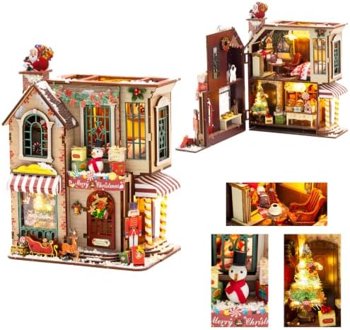 OZJAY Miniature House Kit for Adults, Mini House Kit with LED by OZJAY