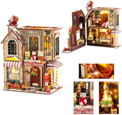 OZJAY Miniature House Kit for Adults, Mini House Kit with LED by OZJAY