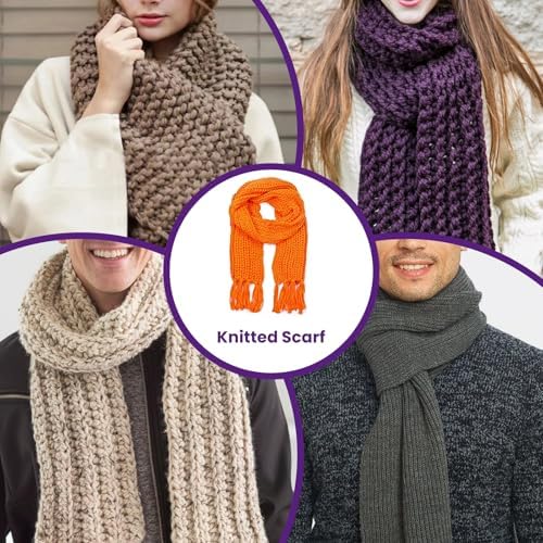 SATUY Rectangle Knitting Looms, 26cm Scarf Loom with Crochet Hook & Needle - Image 7