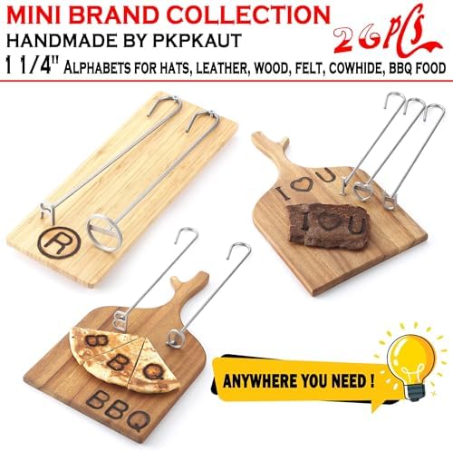 26Pcs 1 1/4" Custom Branding Iron for Wood, Leather Branding Stamp - Image 5