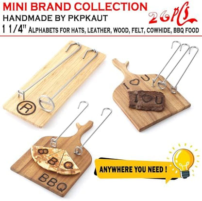 26Pcs 1 1/4" Custom Branding Iron for Wood, Leather Branding Stamp - Image 5