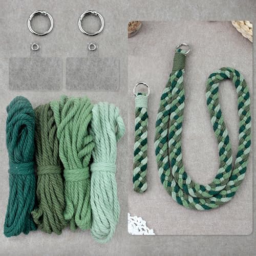 BUFANTL Macrame Kit for Beginners, Heart Decor Set - 2 Wall Hangings, 1 Keychain & 2 Napkin Rings for Romantic Gifts by Unknown