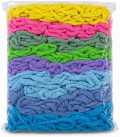 daheypong 440pcs Cotton Weaving Loops for 10-Inch Loom, 8 Macaron Colors by daheypong