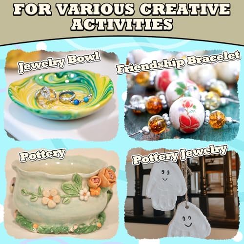 Aujazyble Air Dry Clay - 3.3lbs Yellow Natural Pottery Clay for Kids - Image 7