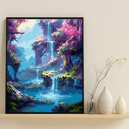 Paint by Numbers Kit for Adults, Dreamy Forest Paint by Number Kits - Image 3