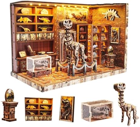 YSWOOD WORLD Book Nook Kit, DIY Miniature House 3D Wooden Puzzle for Adults by Unknown