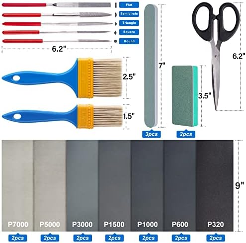 LET'S RESIN Resin Polishing Kit, 33-Piece Sanding and Finishing Tools - Image 2