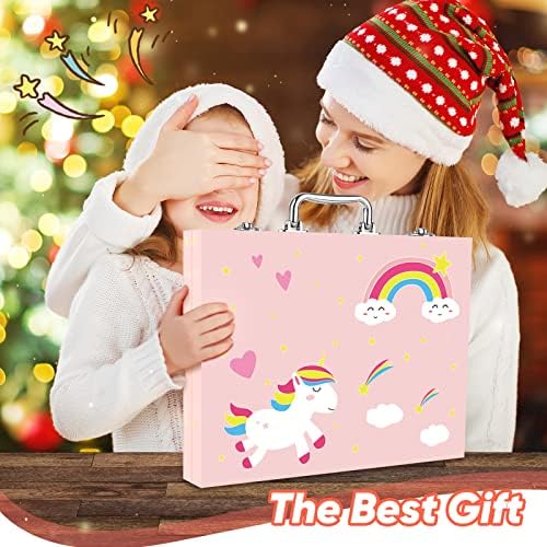 Soucolor 183 Art Set Drawing Painting Kit,Crayons Pastels Markers,Kids Gift - Image 2
