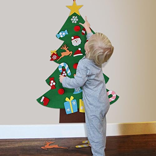 Aytai DIY Felt Christmas Tree for Toddlers, Hanging Christmas Decorations - Image 3