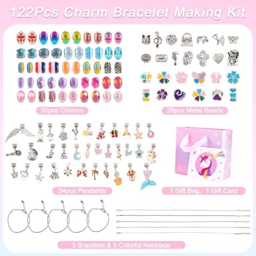 Sofier Jewelry Bracelet Making Kit for DIY Beads Charms Set Teen Gifts - Image 3