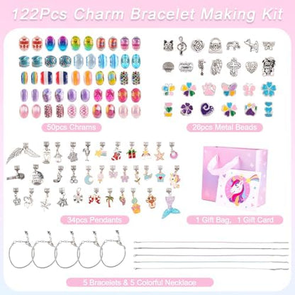 Sofier Jewelry Bracelet Making Kit for DIY Beads Charms Set Teen Gifts - Image 3