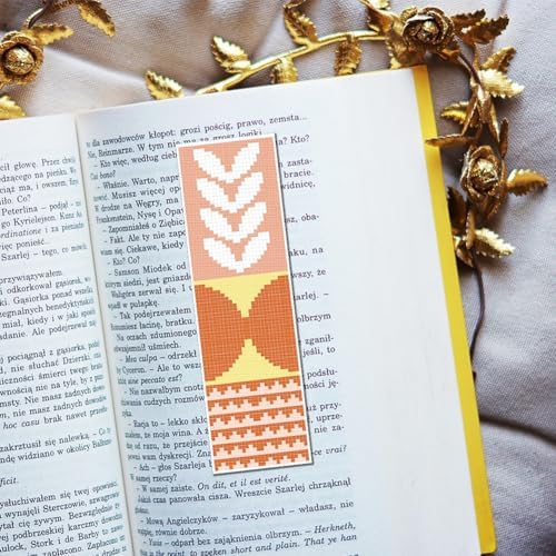 FREEBLOSS 6 Set Bohemian Cross Stitch Bookmark Kit - Image 5