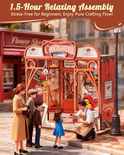 Rolife Chocolate Shop DIY Miniature House Kit - Image 2