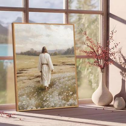 Jesus Paint by Numbers Kit for Adults Framed Canvas 12X16 in, Frameworkless - Image 2