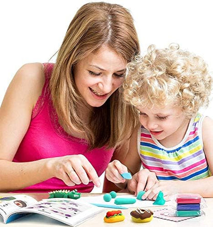Sago Brothers 36 Colors Air Dry Clay with 3 Tools, Tutorial & Sealed Bags - Image 2