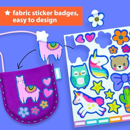 KRAFUN Sewing Bag Kit for Beginner Kids - 6 Animal Themed Projects Age 6+ - Image 5