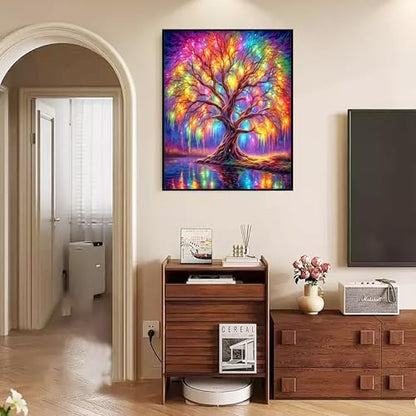 Yunruily Tree of Life Paint by Numbers Adult-Tree of Life Canvas Paint by Numbers for Adults,Painting by Number Canvas for Adults for Gifts and Home Wall Decor(with Gifts Box) 16x20inch - Image 7