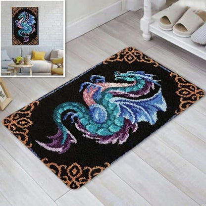YOOTOM Dragon Latch Hook Rug Kits for Adult,DIY Wall Hanging Tapestry - Image 5